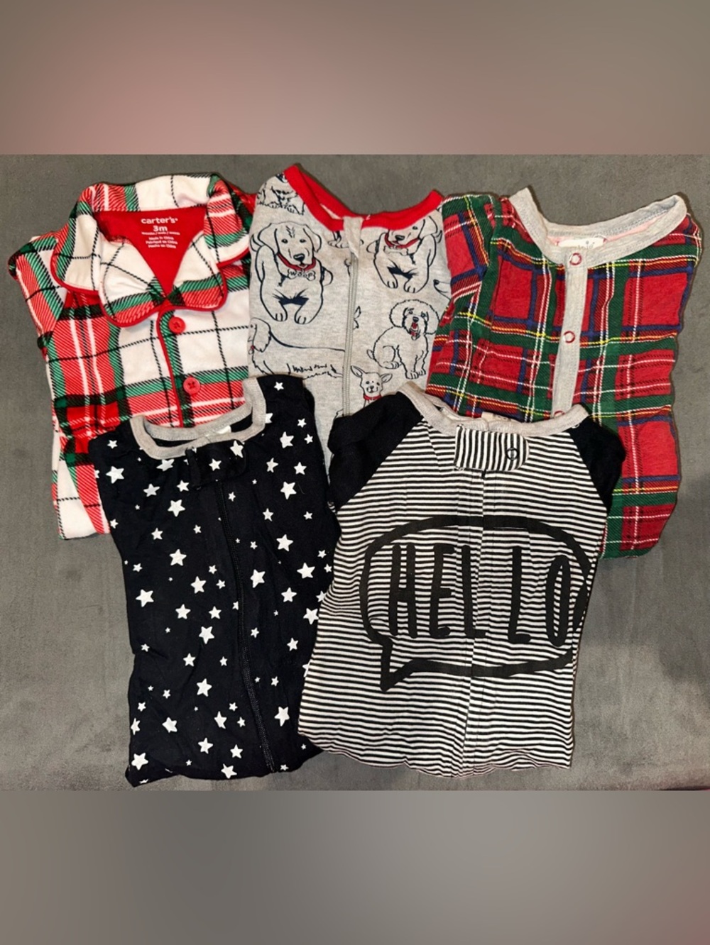Bundle of Footies- Boy (0-3 Mo)